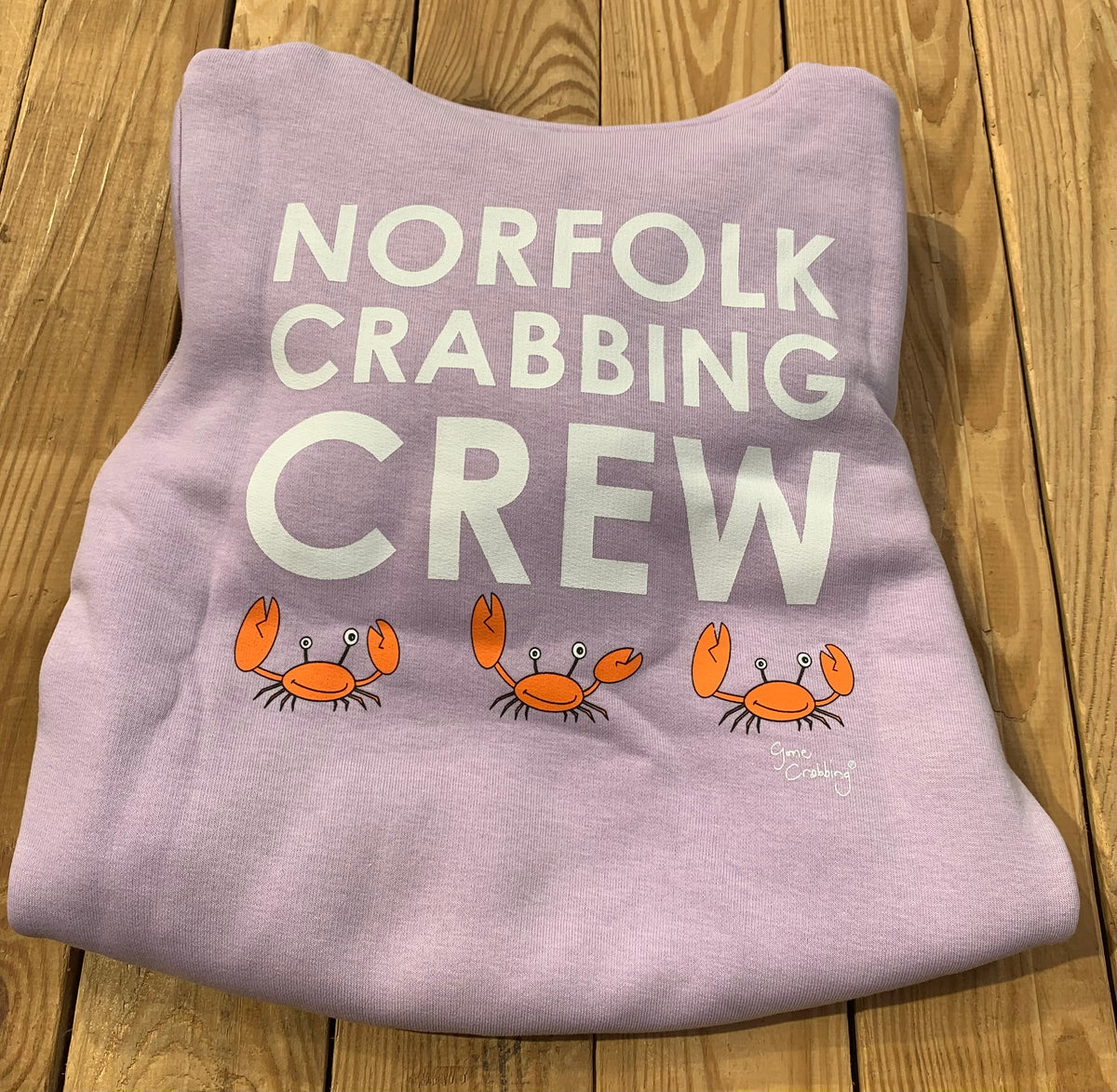 Norfolk Crabbing Crew Kids Hoodie