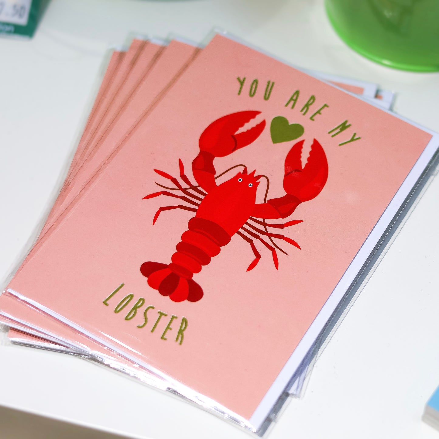 You Are My Lobster- Greeting Card