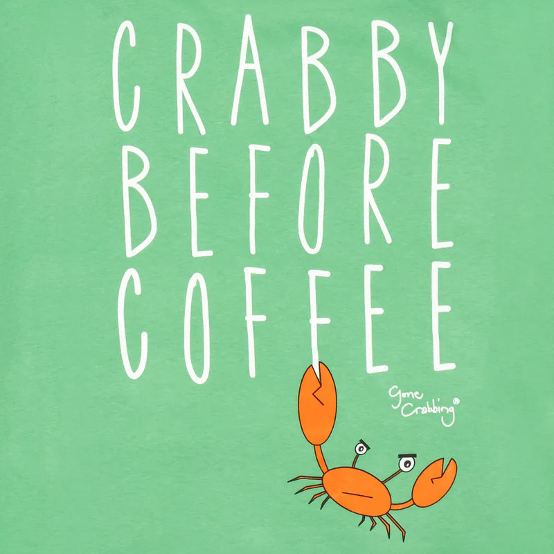Crabby Before Coffee Zip Hoodie