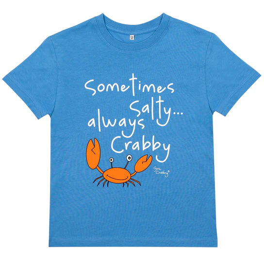 Sometimes Salty...Always Crabby Kids Tee