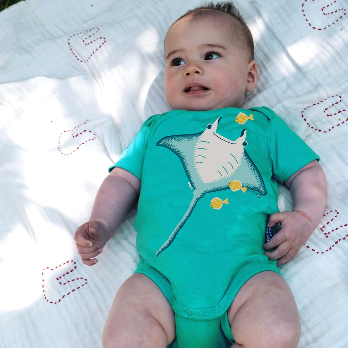 Coq En Pate® 100% Organic Cotton Baby Bodysuit