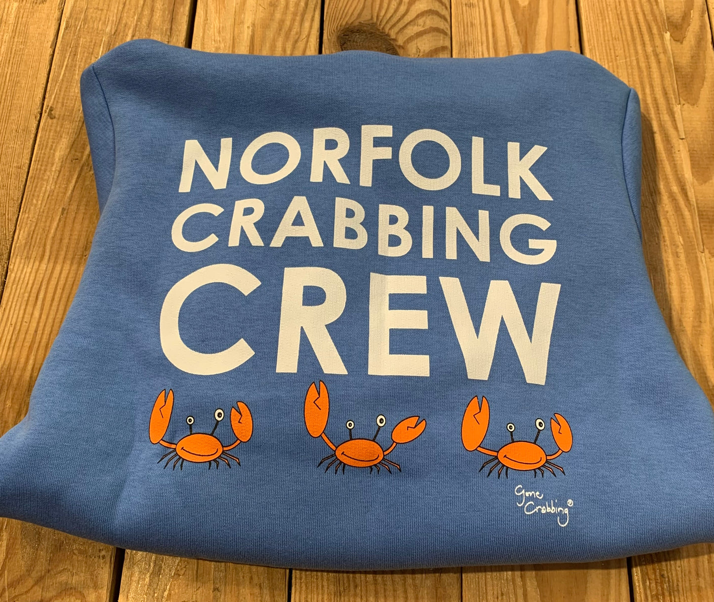 Norfolk Crabbing Crew Kids Hoodie