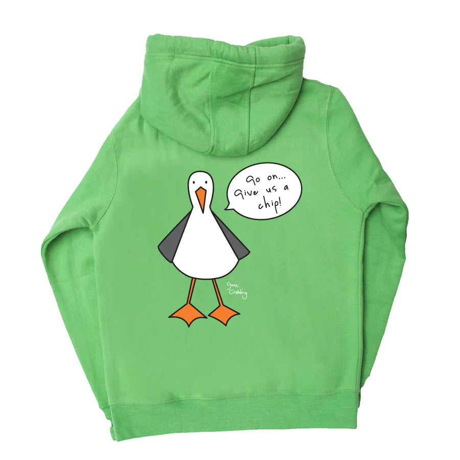 Go on...Give us a chip Adult hoodie