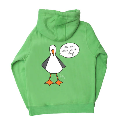 Go on...Give us a chip Adult hoodie