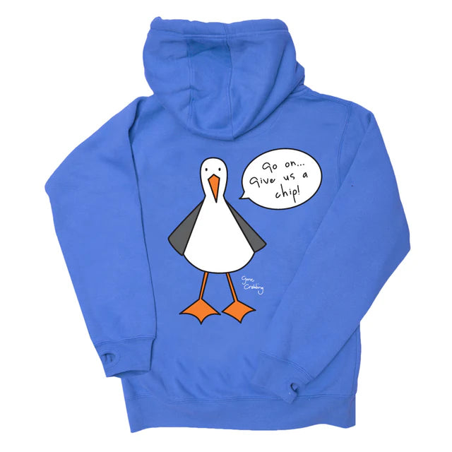 Go on...Give us a chip Adult hoodie