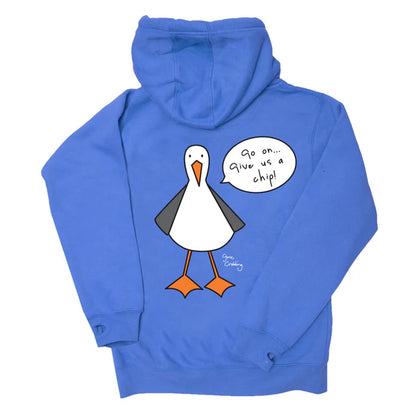 Go on...Give us a chip Adult hoodie