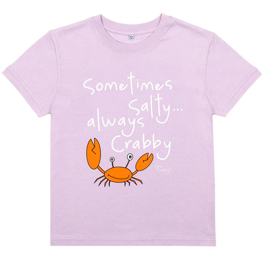 Sometimes Salty...Always Crabby Kids Tee