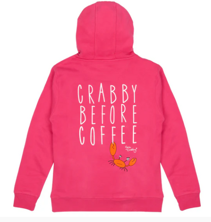 Crabby Before Coffee Hoodie