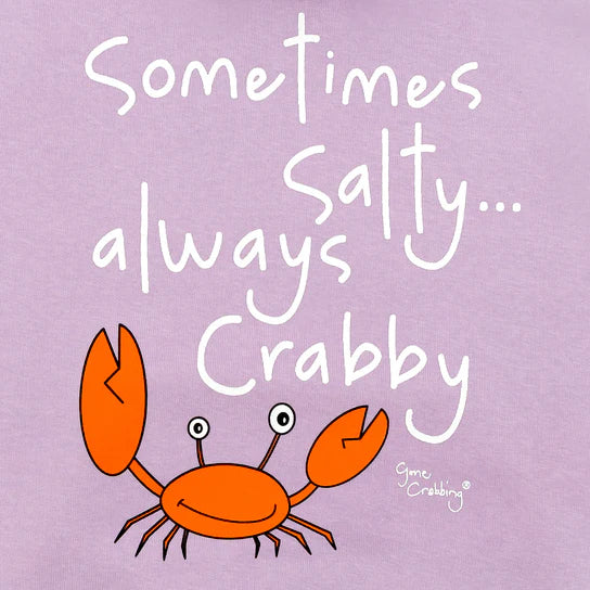 Sometimes Salty... Always Crabby Kids Hoodie